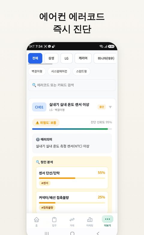 에어컨 에러코드 진단